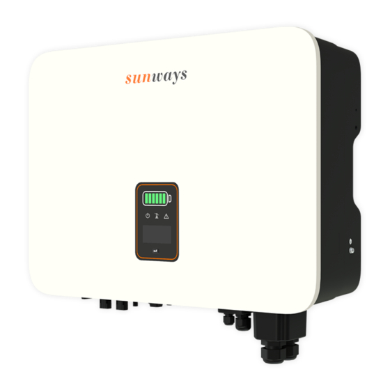 Sunways STH 3-8kW Series User Manual