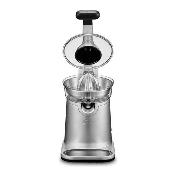 SOLIS CITRUS PRESS STATION Quick Start Manual