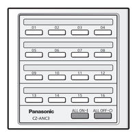 Panasonic CZ-ANC3 Operating Instructions Manual