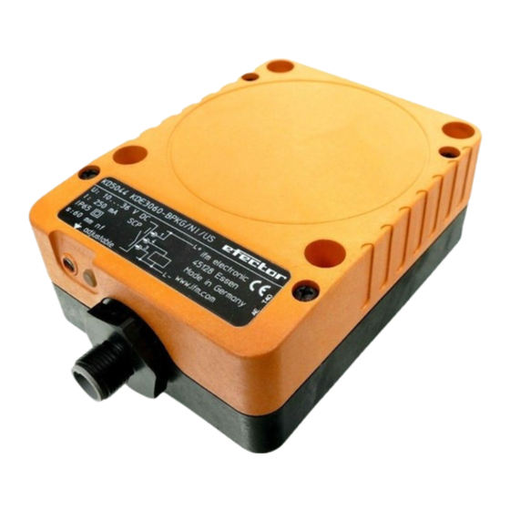 IFM Electronic efector150 KD001A Operating Instructions