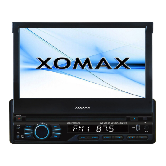 Xomax XM-DTSBN929 User Manual