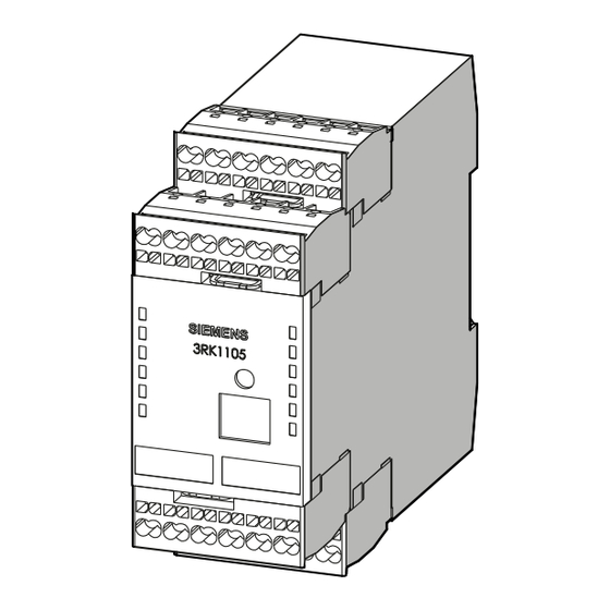 Siemens SIRIUS 3RK1105-1 04-CA0 Series Original Operating Instructions