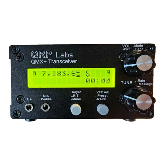 QRP Labs QMX+ Assembly Manual