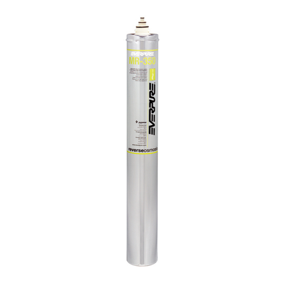 Everpure MR-350 Replacement Cartridge EV9627-07 Specification Sheet