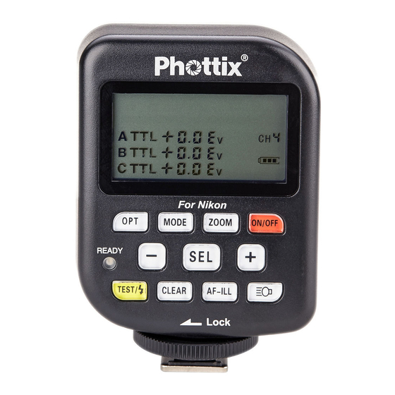 Phottix Odin Instruction Manual