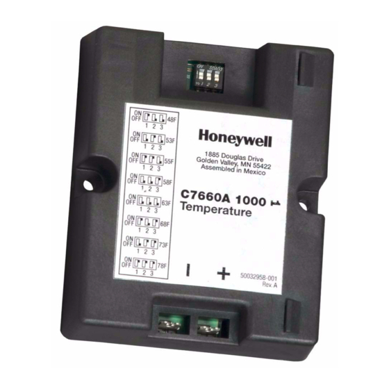 Honeywell C7660 Manuals