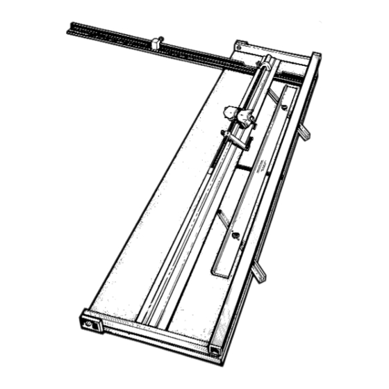 Logan Graphic Products 655 Framer’s Edge Operation Manual