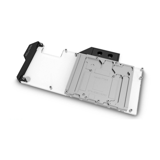 EK Quantum Vector FTW3 RTX 3080 User Manual