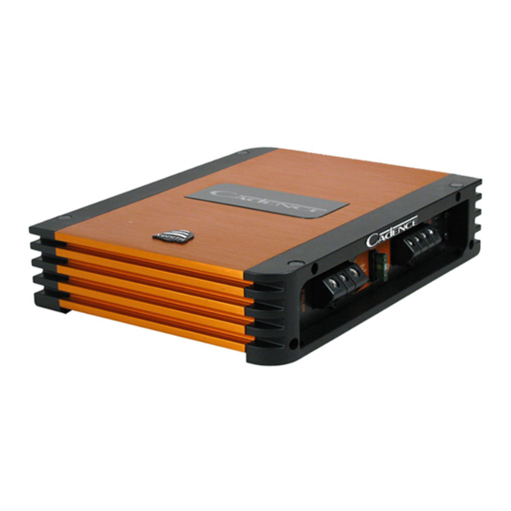 Cadence Xenith Xa125.2 Installation Manual