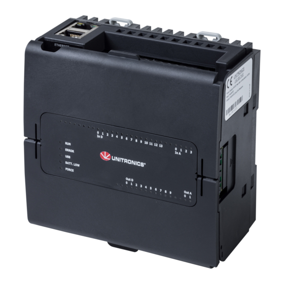 Unitronics UniStream USC-B5-R38 Installation Manual