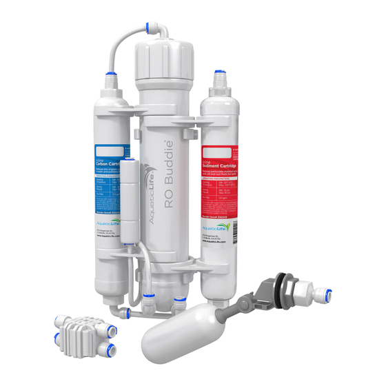 AquaticLife RO Buddie 75 GPD Installation, Operation, Maintenance Manual