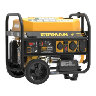 Firman P03612 Quick Reference Manual