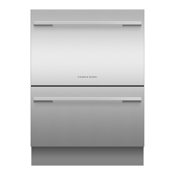 Fisher & Paykel DishDrawer DD60 Series Service Manual