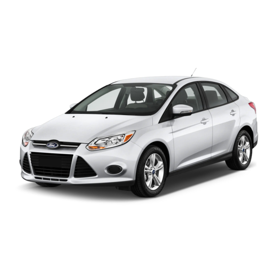Ford FOCUS 2014 Owner's Manual