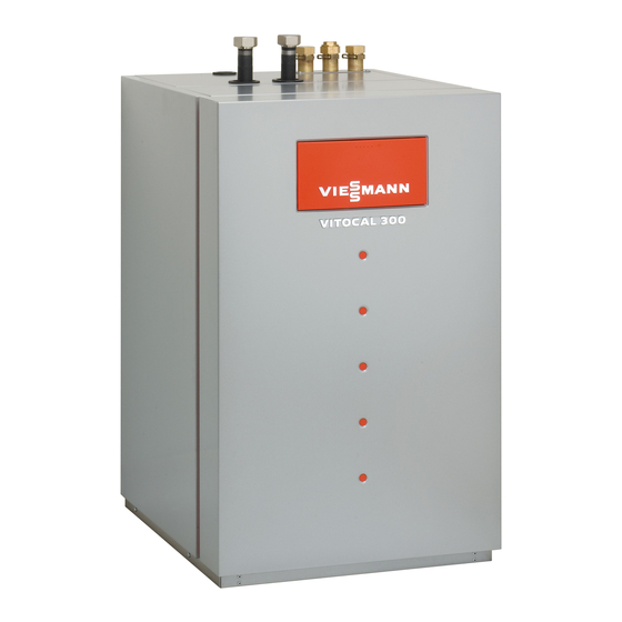 Viessmann vitocal 300-g Operating Instructions Manual