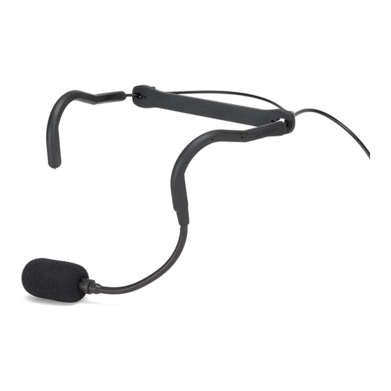User Manuals: Samson QEx Fitness Headset Microphone