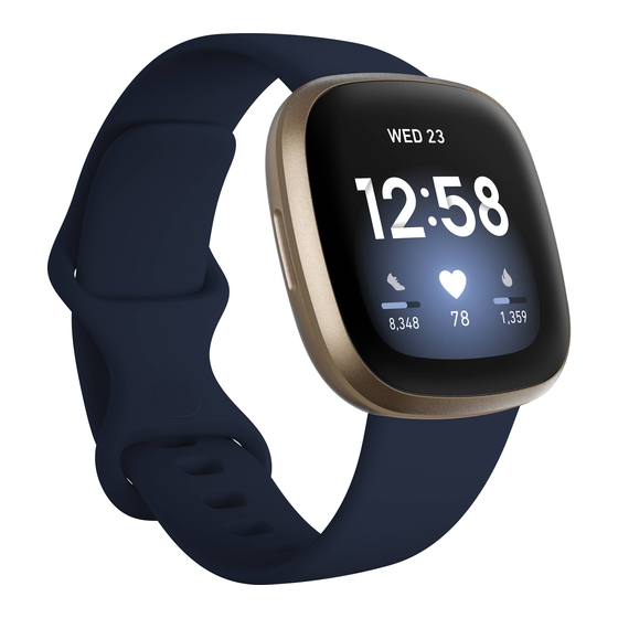 Fitbit Zip versa 3 Manuals