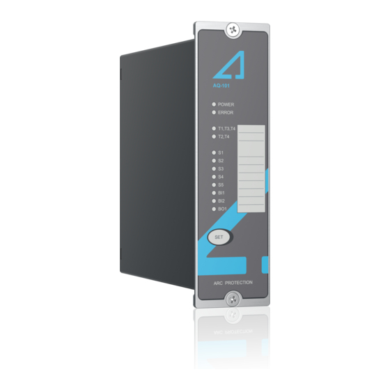Arcteq AQ-101 Instruction Manual