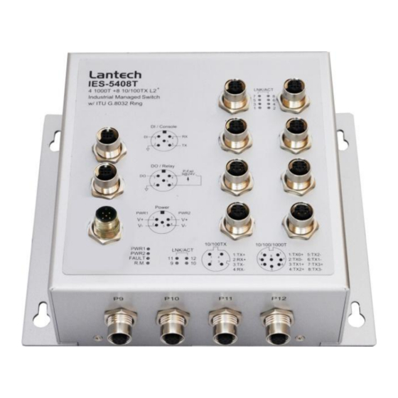 Lantech IES-5408T Manuals