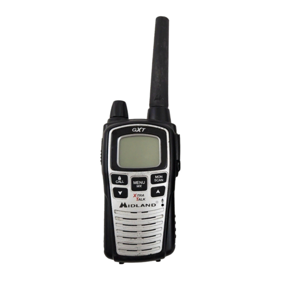 Midland X-tra Talk GXT895 series Owner's Manual