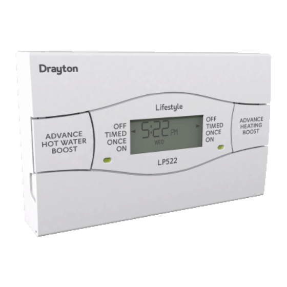Drayton Lifestyle Installation And User Instructions Manual