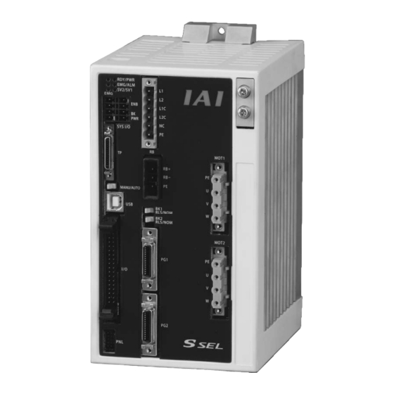 IAI SSEL Operation Manual