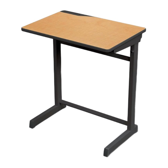 Mooreco Essential Student Desk 91172 Aassembly Instructions