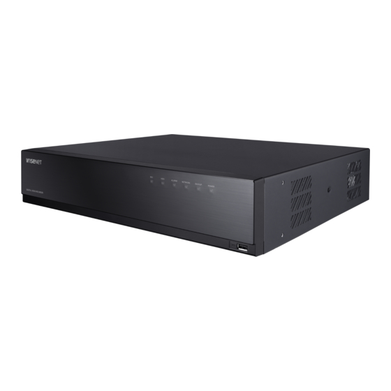 Wisenet HRX-835 Quick Manual