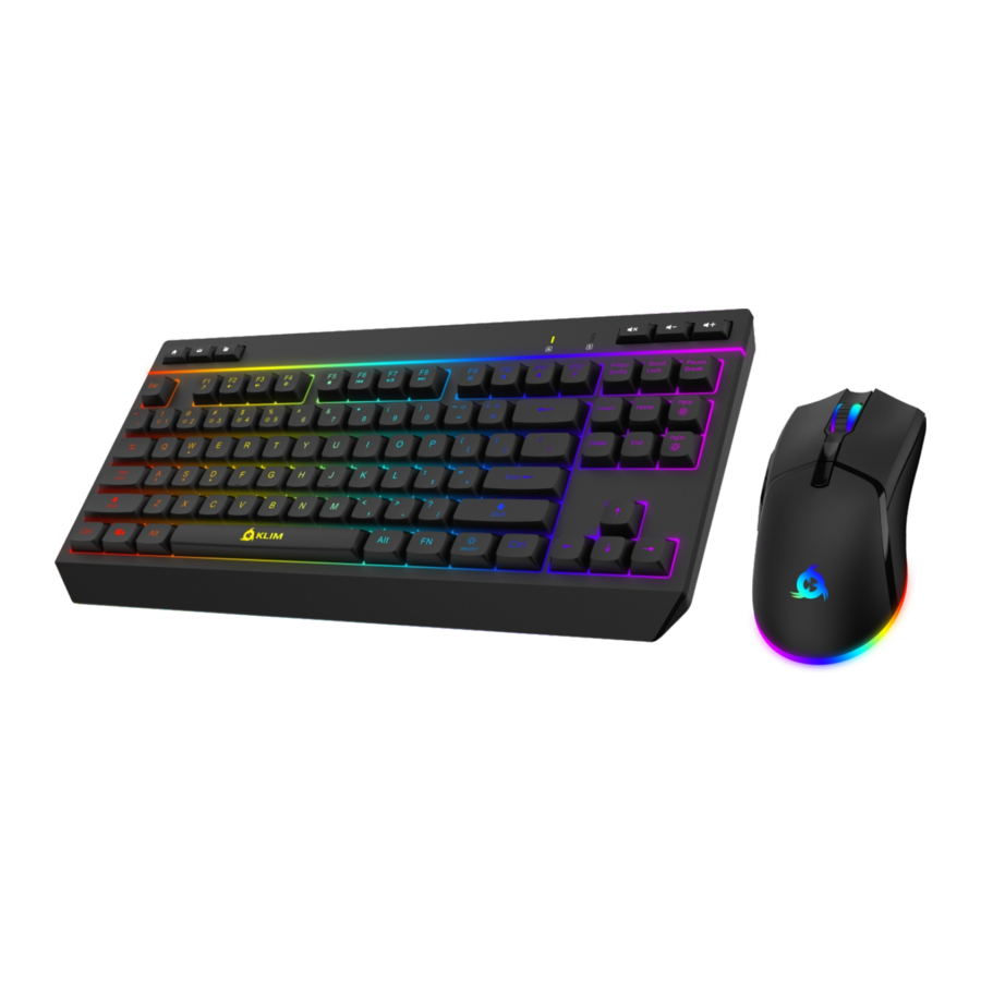 KLIM Duo - Wireless Gaming Keyboard and Mouse Combo Manual