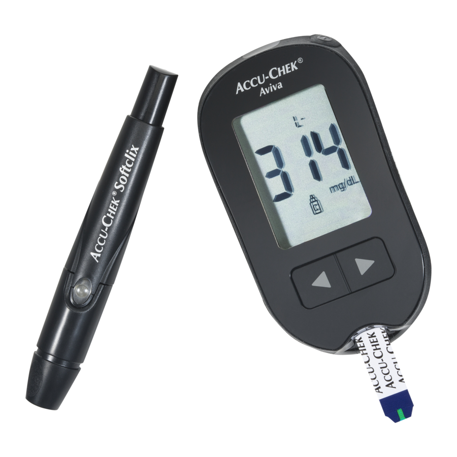 Accu-Chek Aviva Plus - Blood Glucose Monitoring System Quick Start Guide