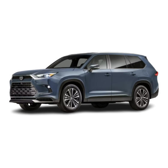Toyota Grand Highlander 2024 Manual