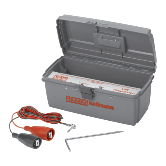 RIDGID KD-4000 Line User Manual