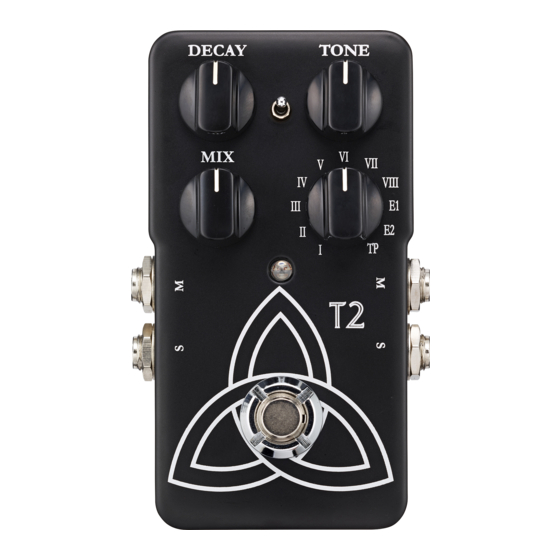 TC Electronic T2 Reverb Manuals