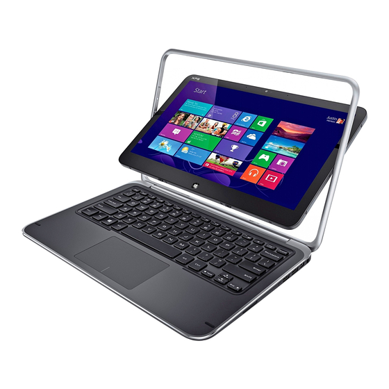 Dell XPS 12 Quick Start Manual