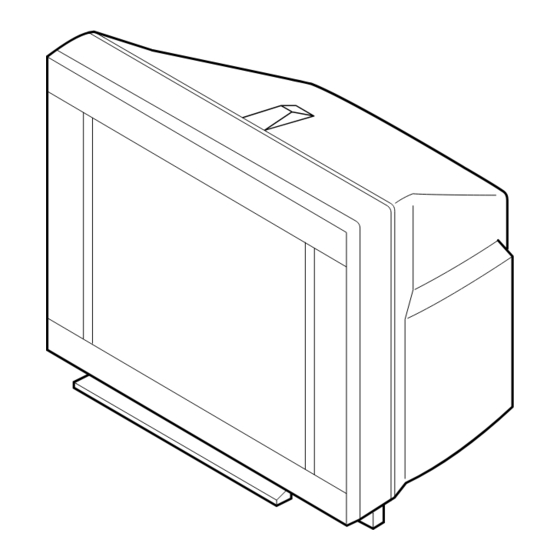 Sony KV-XA25M50 Service Manual