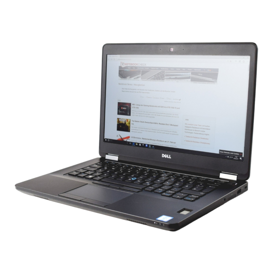 Dell Latitude 14 Quick Start Manual