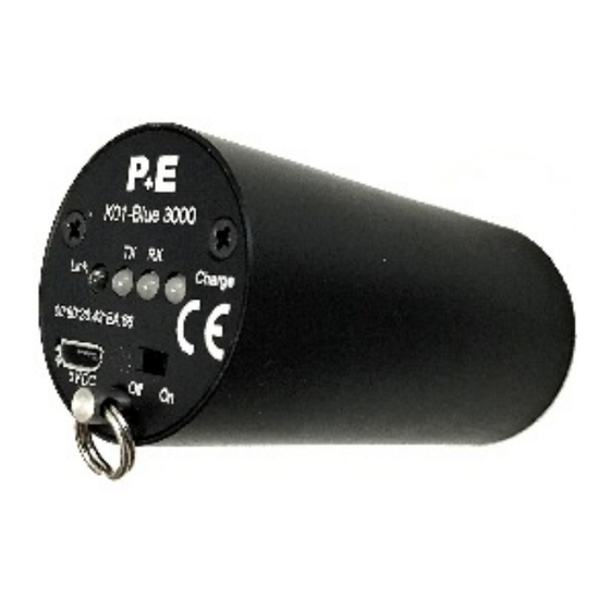 P+E Technik K01-Blue 3000 User Manual