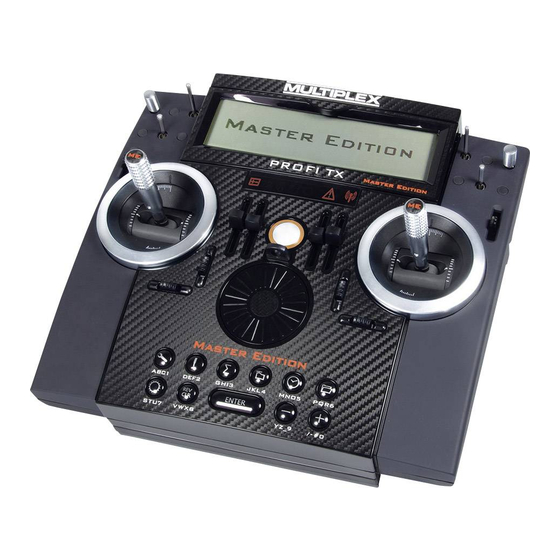 Multiplex PROFI TX 9 Instructions Manual