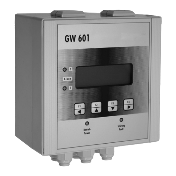 Jesco GW 601 Gas Detector Manuals