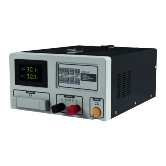 Velleman LABPS3060SM User Manual