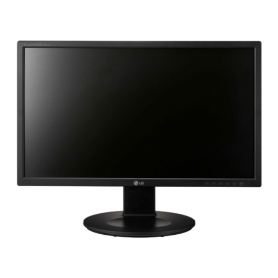 LG W2046 W Series User Manual