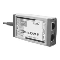 IXXAT USB-to-CAN II Manual