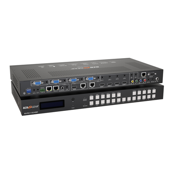 BZB Gear BG-PSC11X2-HDBT User Manual