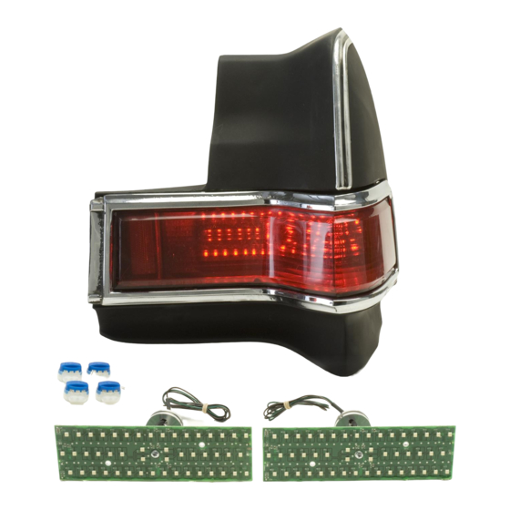 Dakota Digital LED Tail Lights LAT-NR410 Installation Instructions
