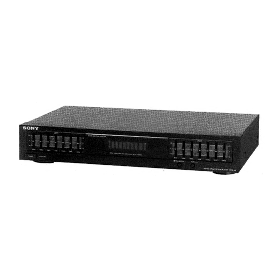 Sony SEQ-411 Service Manual