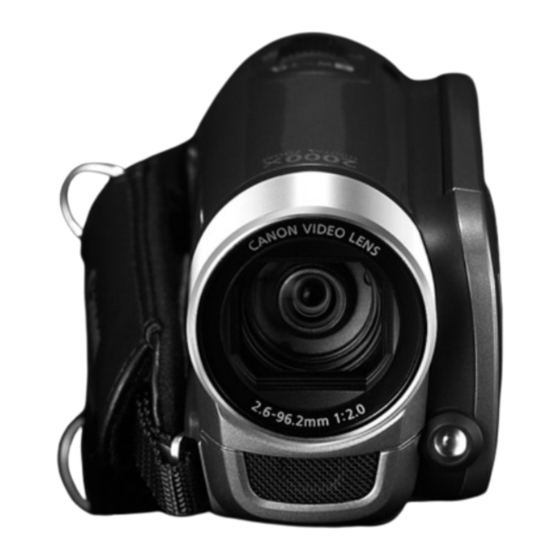 Canon LEGRIA FS307 Manuals