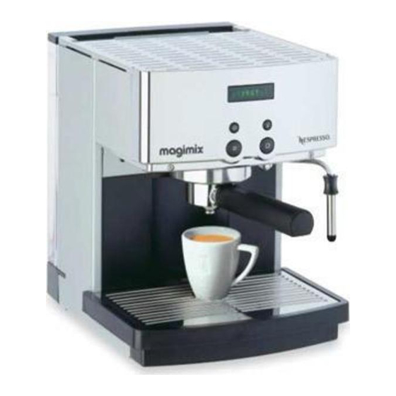 MAGIMIX Nespresso M 300 Instructions For Use Manual