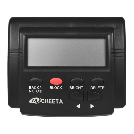 MCheeta CT-CID803 User Manual
