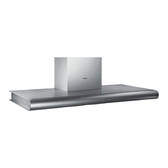 Gaggenau AW 280790 Mount Range Hood Manuals