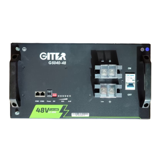 GITER G5040-48 Installation Manual